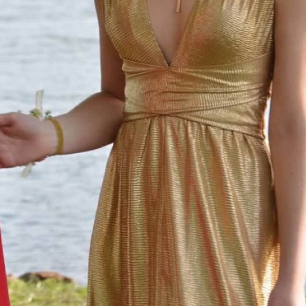 Gold Evening Gown size XS